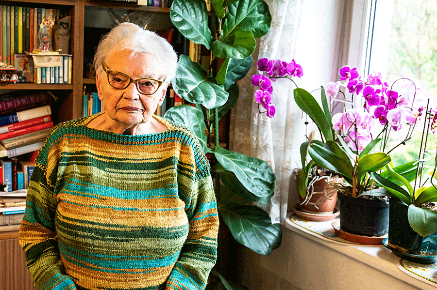 Kollegin Priska Wally zum 95. Geburtstag